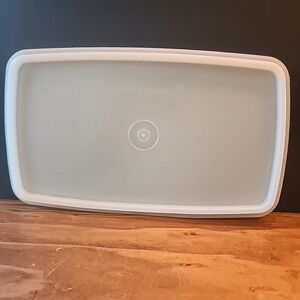 Vintage TUPPERWARE Ice Cream Freezer Storage‎ Replacement Lid #486-3 5.5" x 4"